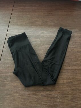 Aeropostale Black High-Waist Active Leggings with Pockets